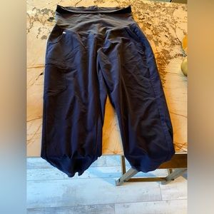Figs Navy Blue Maternity Drop-Crotch Scrub Pants